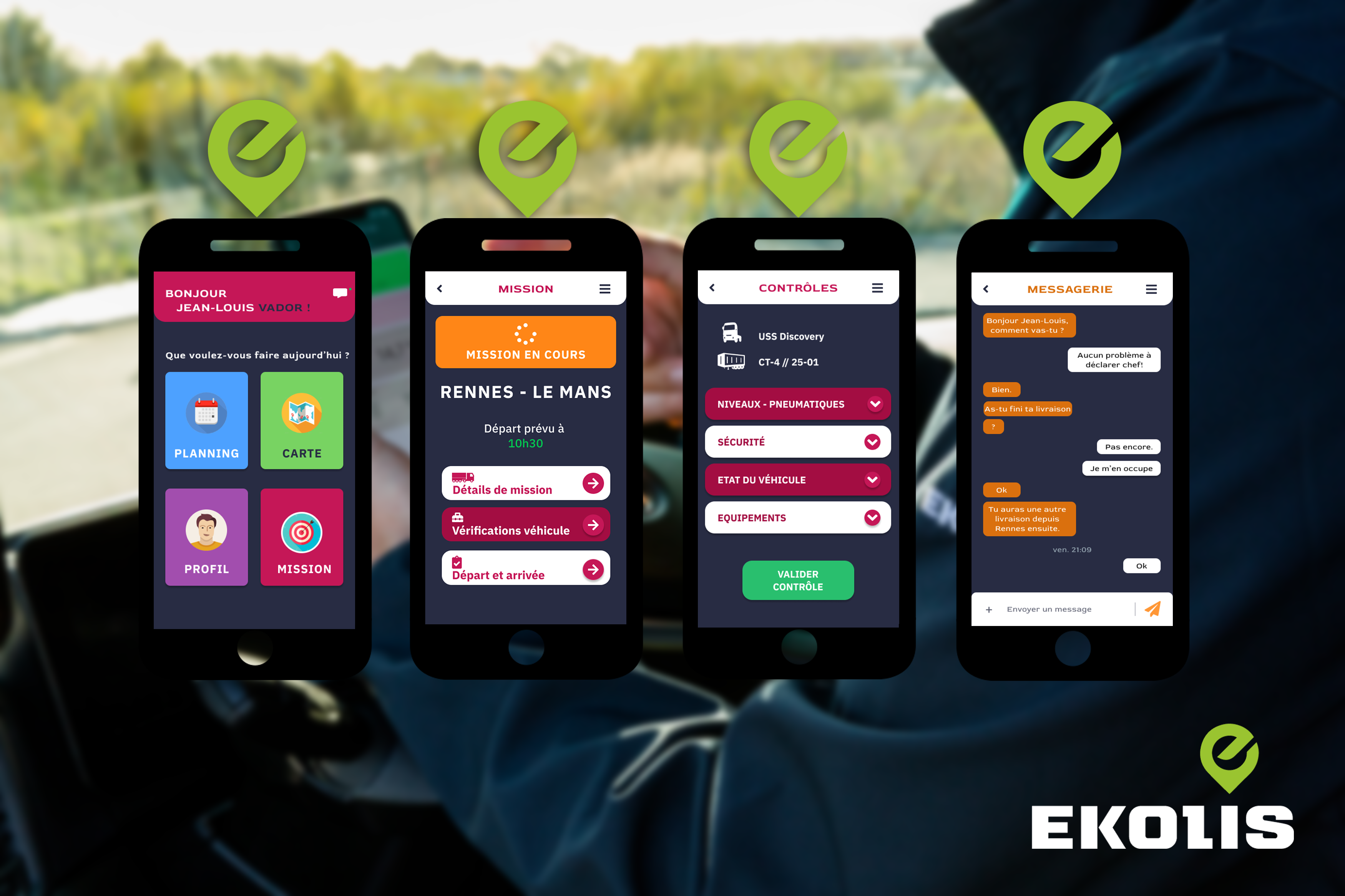Application conducteur Application conducteur